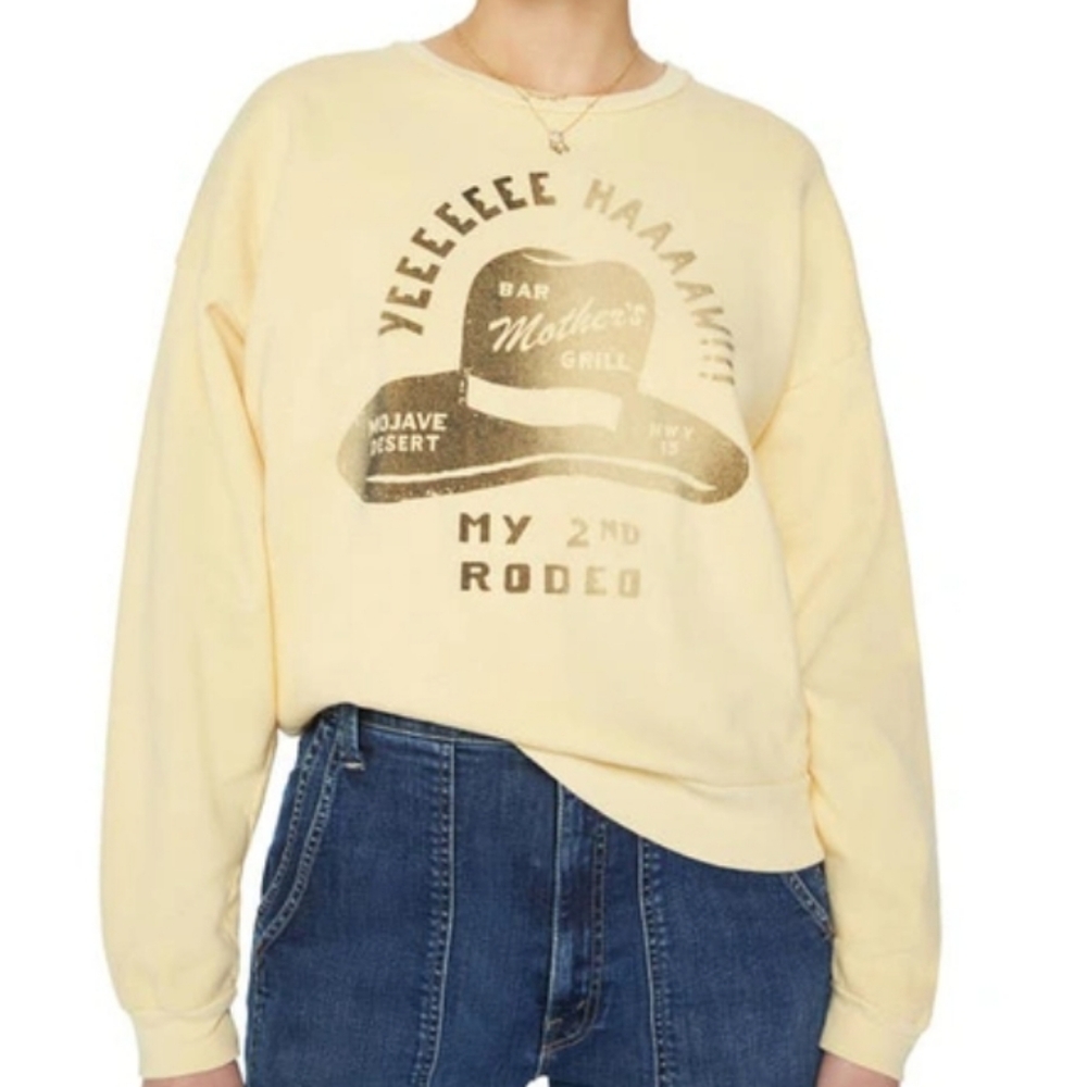 Mother My 2nd Rodeo sweat shirt NWT SZ M - Picture 9 of 13